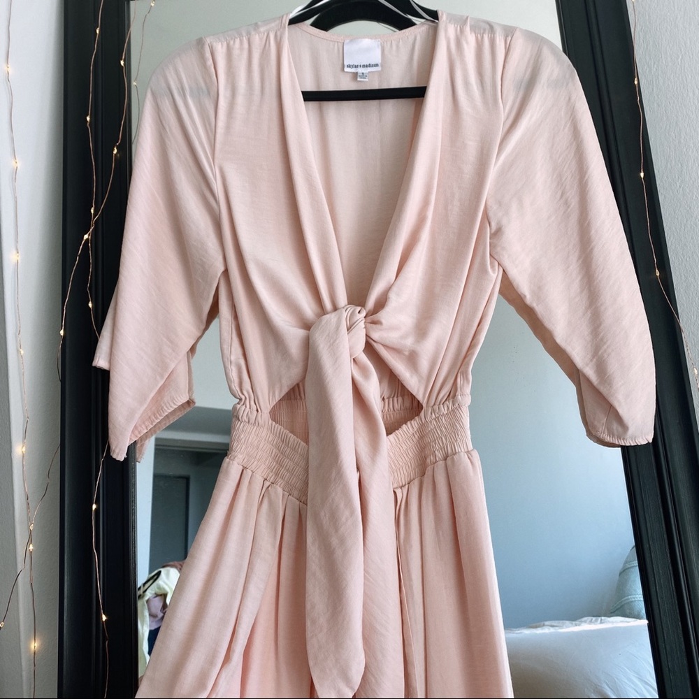 SKYLAR + MADISON Blush Romper/Jumpsuit
